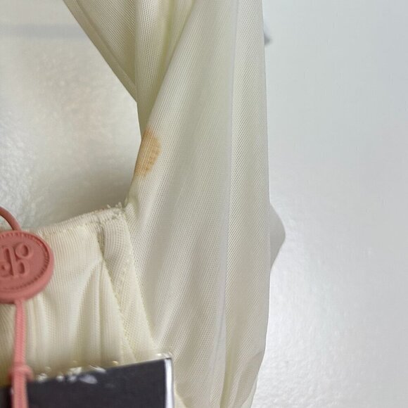 HOUSE OF CB Valentina Asymmetric Cutout One-Shoulder Midi Dress in Ivory XS NWT - Picture 10 of 16